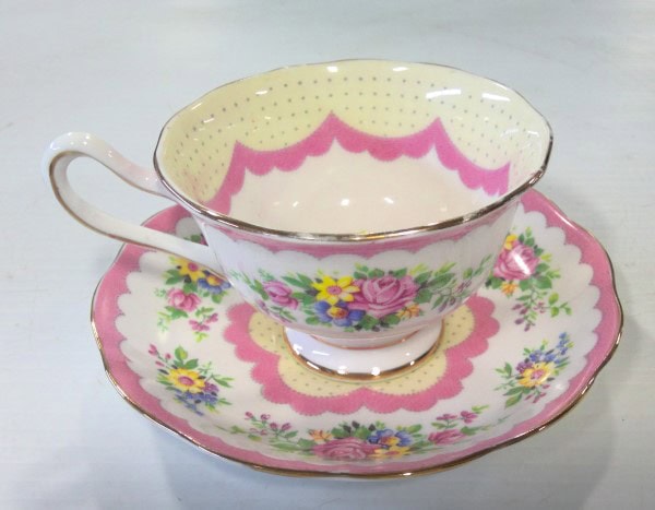 Vintage Royal Albert Pink Prudence Tea Cup and Saucer for sale