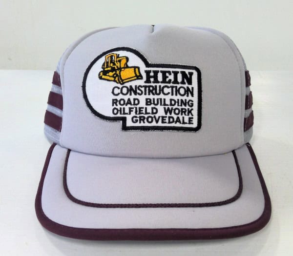 Vintage Hein Construction Grovedale Alberta Snapback Hat for sale