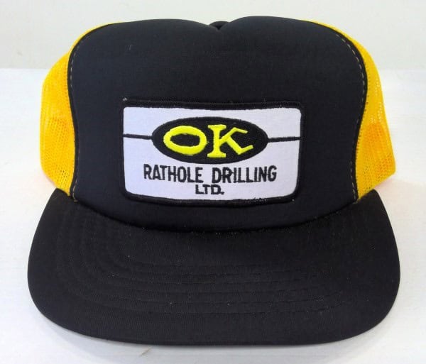 Vintage OK Rathole Drilling Snapback Hat for sale