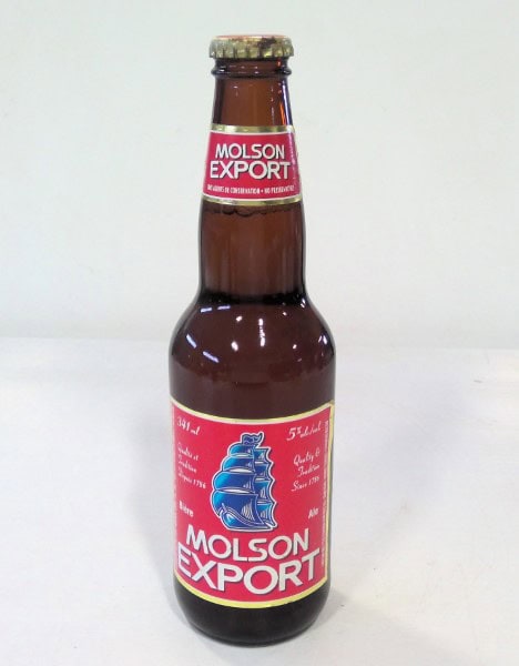 Vintage Molson Export 341ml Bottle - Unopened for sale