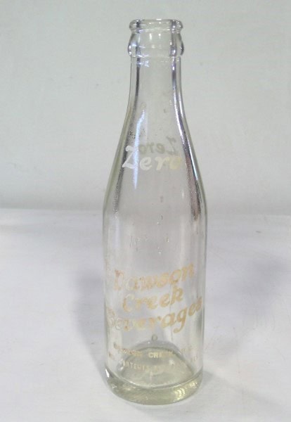 Antique Dawson Creek Beverages Zero ACL Soda Bottle for sale