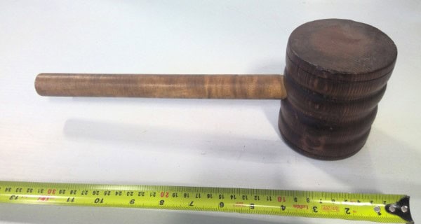 Vintage Solid 1Lb Wood Mallet for sale