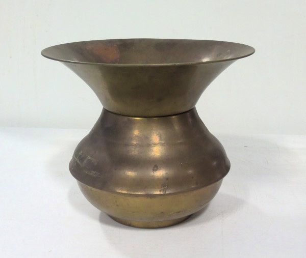 Vintage Shorter Size Brass Spittoon for sale