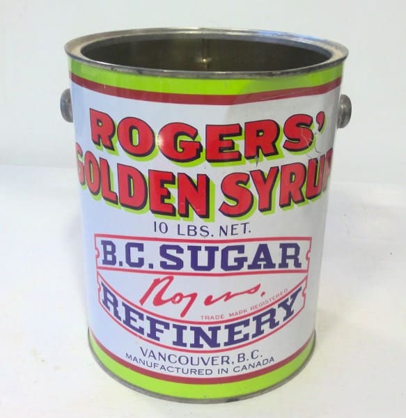 Vintage 10LB Rogers' Golden Syrup Tin (Taller Version) for sale