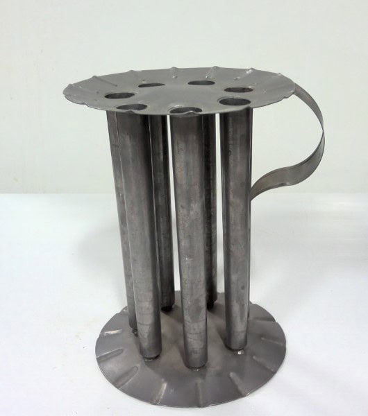 Vintage 7 Taper Tin Candle Mold - 8.5" candles for sale