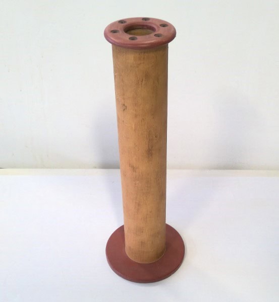 Vintage 14" Wooden Product Spool for sale