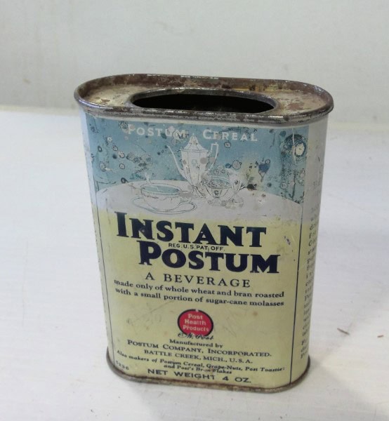 Vintage Instant Postum Beverage Tin for sale