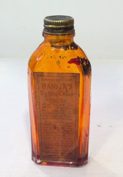 Antique Hansen's Butter Color Bottle - Toronto Ontario for sale