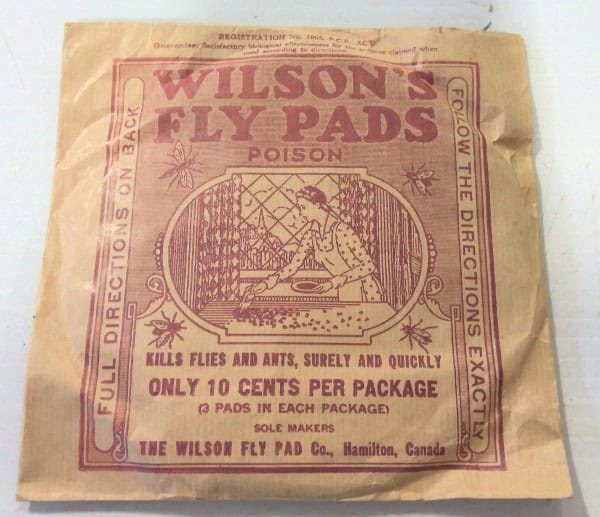 Vintage Wilson's Fly Pads - Full Package Circa 1930s-1940s for sale