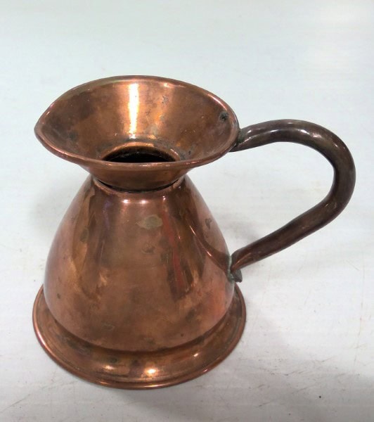 Small Vintage Copper Measuring Pitcher - Made in England for sale