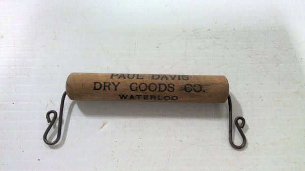 Vintage Paul Davis Dry Goods - Waterloo Iowa Bag Holder for sale