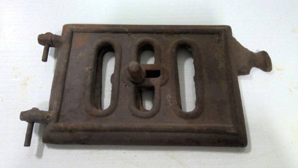 Antique Small Wood Stove Vent Lid 5x7 for sale