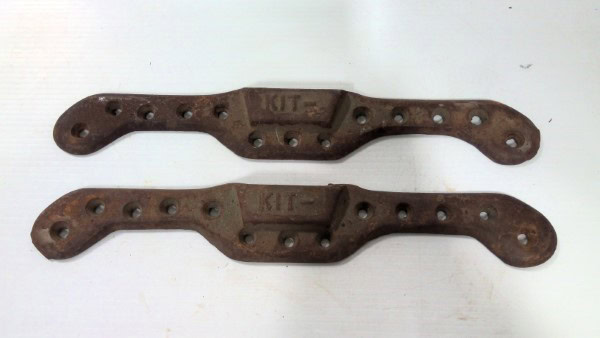 Antique Cast Iron Brackets - Matching Pair for sale