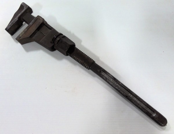 Antique Bemis & Call No.90 21" Pipe Wrench for sale