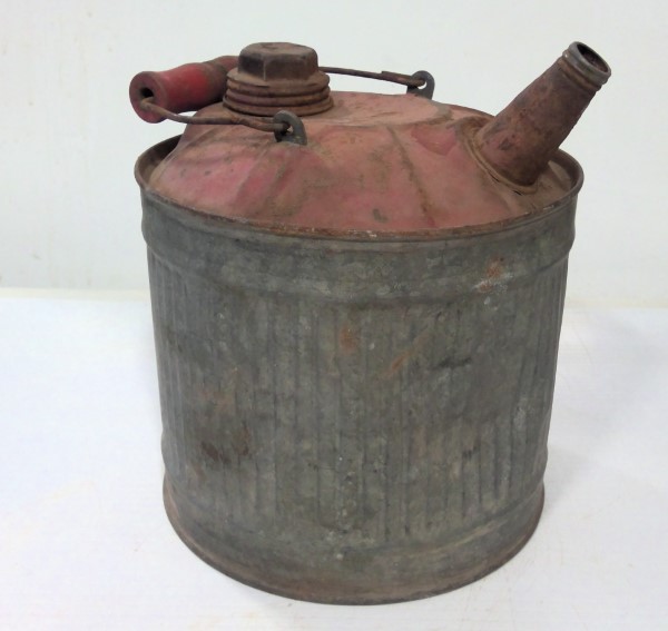 Vintage Galvanized Gas Can (Small Size) for sale