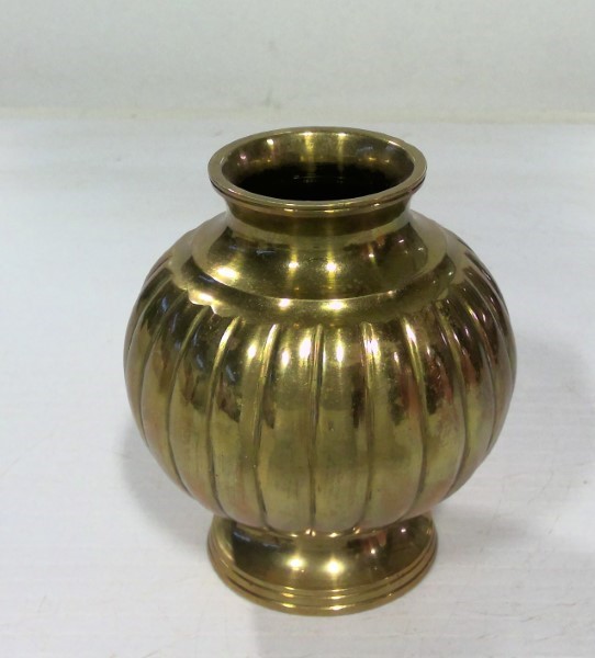 Vintage Small Brass Urn / Vase. Mid Century Modern. for sale