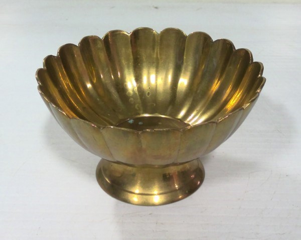 Vintage Mid Century Modern Brass Trinket / Candy Dish for sale