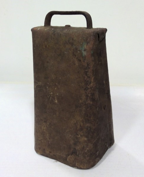 Large Antique Metal Cow Bell for sale