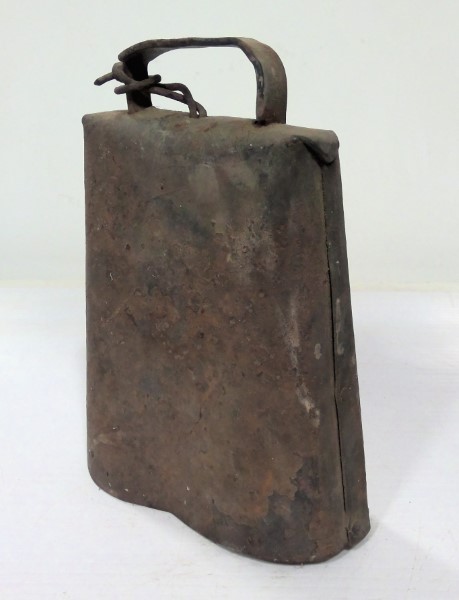 Large Antique Metal Cow Bell for sale