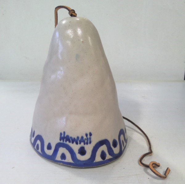 Vintage Hawaii Ceramic / Clay Wind Chime Bell for sale