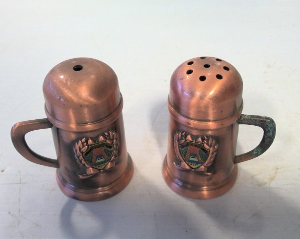 Vintage Drive Thru Tree California Souvenir Salt & Pepper Shakers for sale