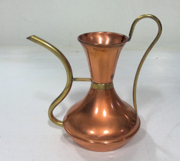 Vintage Copper Olive Oil Cruet or Pitcher for sale