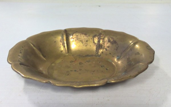 Vintage Solid Brass Trinket / Candy Dish for sale