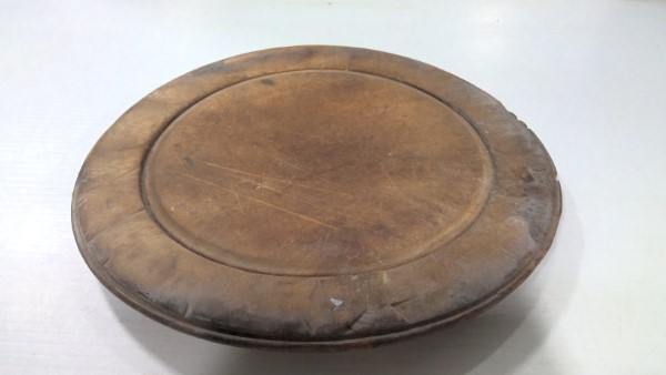 Antique Primitive Wood Bread / Cheese Plate for sale