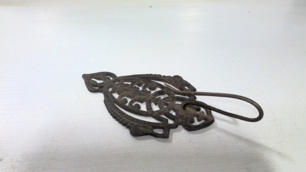 Antique Cast Wall Mount Iron Receipt Holder / Spike for sale