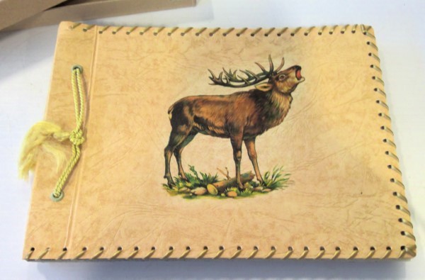 Vintage Elk Theme Scrapbook / Photo Album for sale