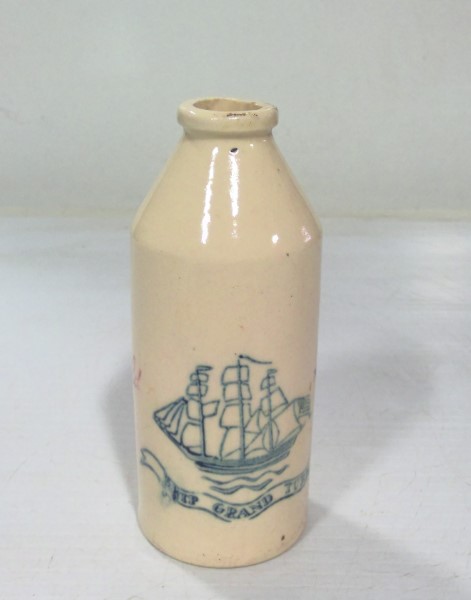 Vintage 1930s Old Spice Talcum Bottle for sale