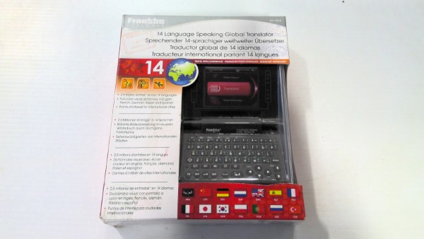 Franklin Explorer 14 Language Speaking Global Translator EST-7014 for sale