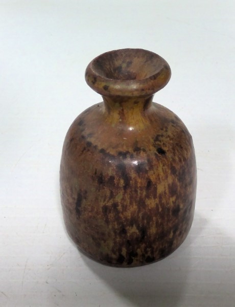 Antique Stoneware Pottery Ink Well Bottle for sale