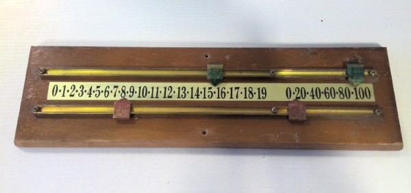 Vintage Snooker Or Billiards Scoreboard for sale