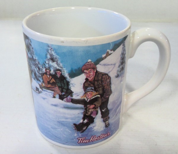 2003 Tim Horton's #3 Limited Edition "Skating Pond" Coffee Mug for sale