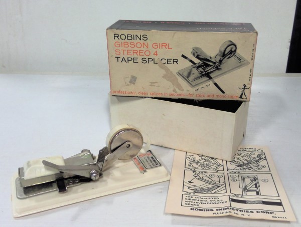 Robins Gibson Girl Stereo 4 Tape Splicer for sale