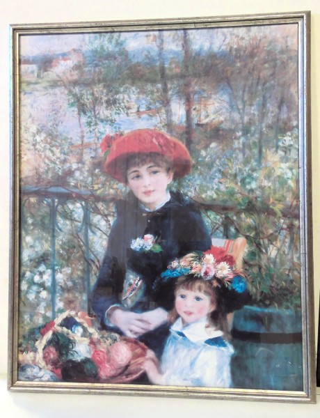 Two Sisters (On The Terrace) by Pierre-Auguste Renoir - Large Framed Print for sale