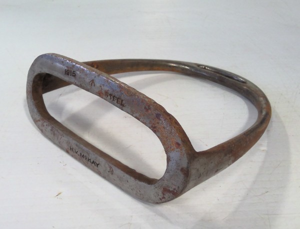 WW1 Australian Made H.V. McKay 1915 Broad Arrow Calvary Stirrup for sale