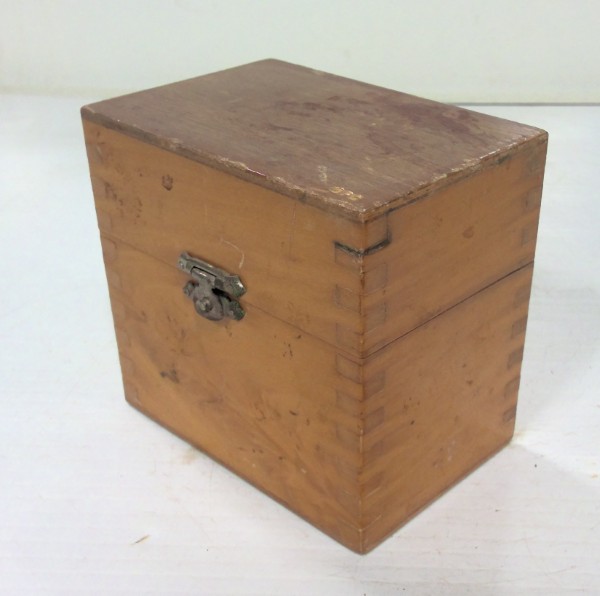 Small Finger Jointed Solid Wood Box for sale