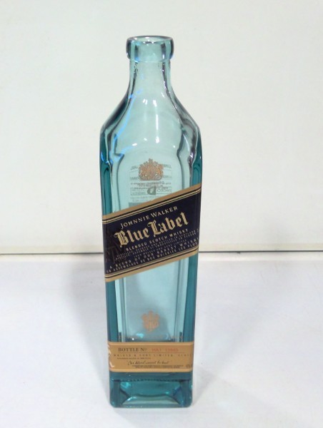 Johnnie Walker Blue Label Whiskey - Heavy Glass Bottle - Empty for sale