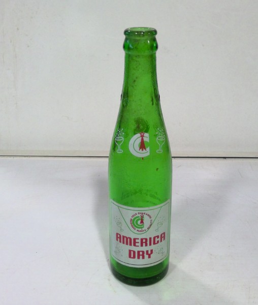 Vintage 1961 America Dry Glass Pop Bottle - 10 Oz. Toronto Canada for sale