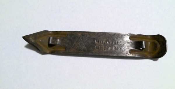 Vintage Blatz Milwaukee's Finest Beer Bottle Opener for sale