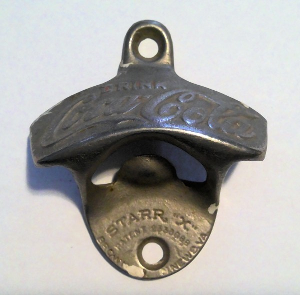 Vintage Coca-Cola Starr X Wall Mount Bottle Opener for sale