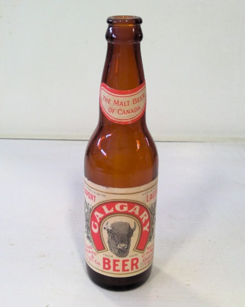 Vintage Calgary Export Lager Long Neck 12Oz. Bottle for sale