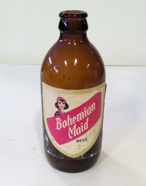 Vintage Bohemian Maid Beer Stubby Bottle for sale