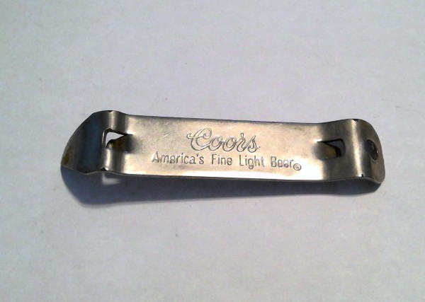 Vintage Coors Light Beer Advertising Bottle Opener for sale