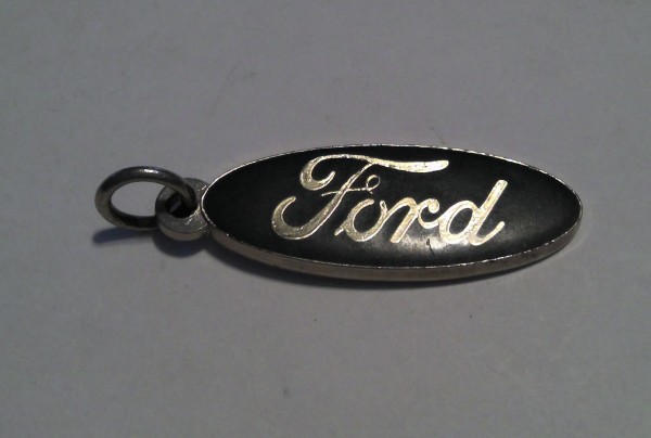 Vintage Brown Bros. Ford Vancouver B.C. Advertising Keychain / Key Ring for sale