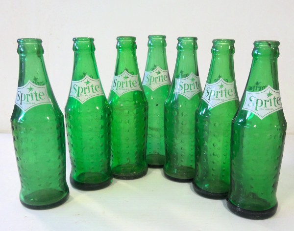 Vintage Sprite 7 Oz. Glass Bottles (Price Ea) for sale