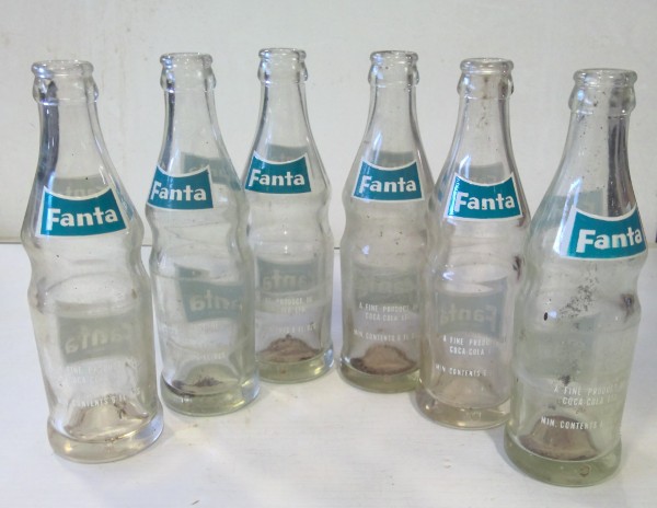 Vintage Fanta 7 Oz. Glass Bottles (Price Ea) for sale