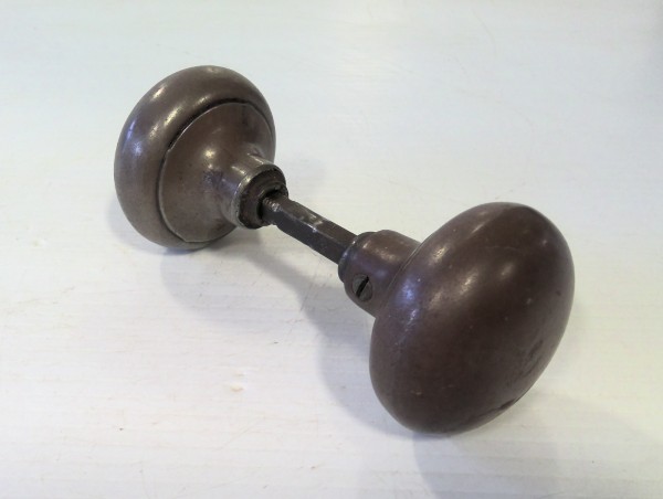 Antique Steel Door Knob Set for sale